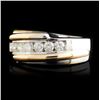 Image 2 : 14K Gold 0.53ctw Diamond Ring