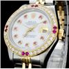 Image 8 : Rolex YG/SS DateJust 1.00ct Diamond Ladies Watch