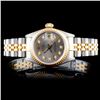 Image 1 : Rolex YG/SS DateJust Diamond Ladies Watch