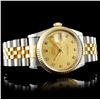 Image 3 : Rolex DateJust YG/SS Diamond 36MM Wristwatch