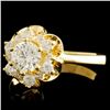 Image 2 : 14K Gold 0.84ctw Diamond Ring