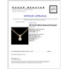 Image 3 : 14K Gold 0.30ctw Diamond Pendant