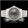 Image 6 : Rolex SS DateJust Diamond Men's Watch