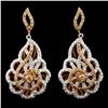 Image 1 : 14K Gold 1.71ctw Diamond Earrings