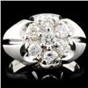 Image 1 : 14K Gold 1.30ctw Diamond Ring