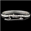 Image 2 : 14K Gold 5.67ctw Diamond Bracelet