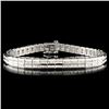 Image 1 : 14K Gold 4.00ctw Diamond Bracelet