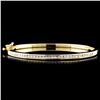 Image 1 : 14K Gold 0.78ctw Diamond Bracelet