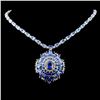Image 1 : 14K Gold 43.36ctw Tanzanite & 2.07ctw Diamond Neck