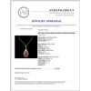 Image 4 : 14K Gold 6.45ctw Ruby & 0.87ctw Diamond Pendant