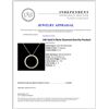 Image 4 : 14K Gold 0.78ctw Diamond Eternity Pendant