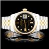 Image 1 : Rolex Two Tone DateJust Diamond 36MM Wristwatch