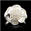 Image 1 : 14K Gold 0.93ctw Diamond Ring