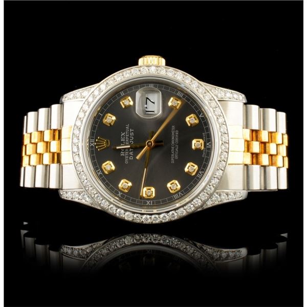 Rolex DateJust 1.50ctw Diamond 36MM Wristwatch