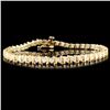 Image 1 : 14K Gold 2.00ctw Diamond Bracelet