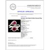 Image 5 : 14K Gold 1.24ct Ruby & 0.60ctw Diamond Ring