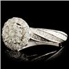 Image 2 : 14K Gold 0.84ctw Diamond Ring