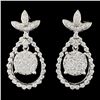 Image 1 : 14K Gold 1.66ctw Diamond Earrings