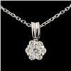 Image 1 : 14K Gold 0.23ctw Diamond Pendant