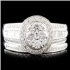 Image 1 : 14K Gold 1.25ctw Diamond Ring