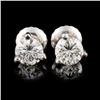 Image 1 : 14K Gold 0.72ctw Diamond Earrings