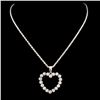 Image 2 : 14K Gold 0.45ctw Diamond Pendant