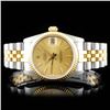 Image 1 : Rolex YG/SS DateJust Mid-size 31MM Ladies Watch