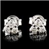 Image 1 : 14K Gold 0.26ctw Diamond Earrings