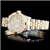 Image 2 : Rolex YG/SS DateJust Diamond Ladies Watch