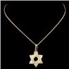 Image 2 : 14K Gold 0.59ctw Diamond Pendant