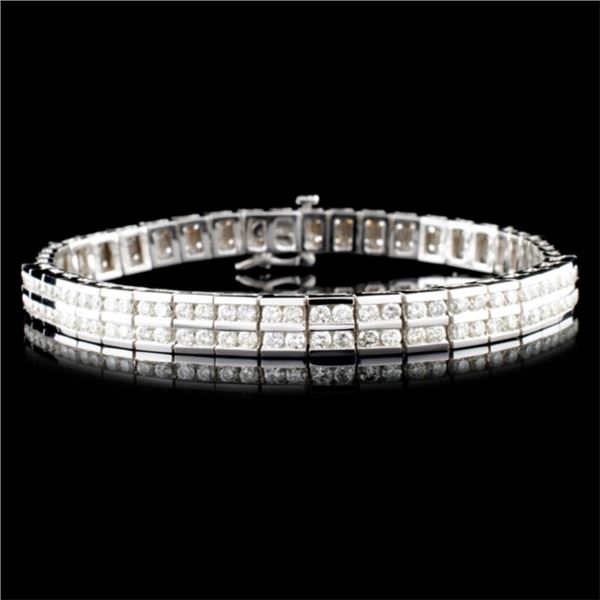 14K Gold 5.00ctw Diamond Bracelet