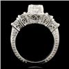 Image 3 : Platinum 1.35ctw Diamond Ring