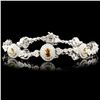 Image 1 : 18K Gold 3.81ctw Fancy Diamond Bracelet