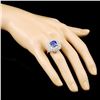 Image 3 : 18K Gold 4.00ct Tanzanite & 1.73ctw Diamond Ring