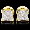 Image 1 : 18K Gold 0.50ctw Diamond Earrings