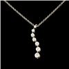 Image 1 : 14K Gold 0.16ctw Diamond Pendant