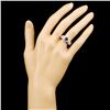 Image 4 : 18K Gold 0.90ct Sapphire & 0.91ctw Diamond Ring