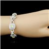 Image 3 : 18K Gold 7.88ctw Fancy Diamond Bracelet