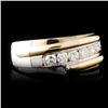 Image 3 : 14K Gold 0.53ctw Diamond Ring