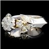 Image 2 : 18K TT Gold 1.36ctw Diamond Ring