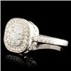 Image 2 : 14K Gold 0.86ctw Diamond Ring