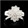 Image 1 : 14K Gold 0.85ctw Diamond Ring