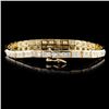 Image 2 : 14K Yellow Gold 4.00ctw Diamond Bracelet