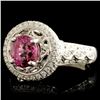 Image 2 : 18K Gold 1.69ct Spinel & 0.47ctw Diamond Ring