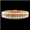 Image 1 : 14K Gold 6.36ctw Diamond Bracelet