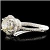 Image 2 : 18K Gold 2.15ctw Diamond Ring