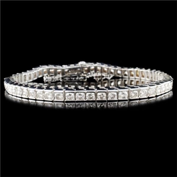 14K Gold 5.67ctw Diamond Bracelet