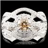 Image 1 : 14K Gold 1.53ctw Diamond Ring