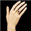 Image 4 : 14K Gold 5.61ct Ruby & 1.45ctw Diamond Ring