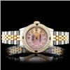 Image 1 : Rolex YG/SS DateJust Diamond Ladies Wristwa